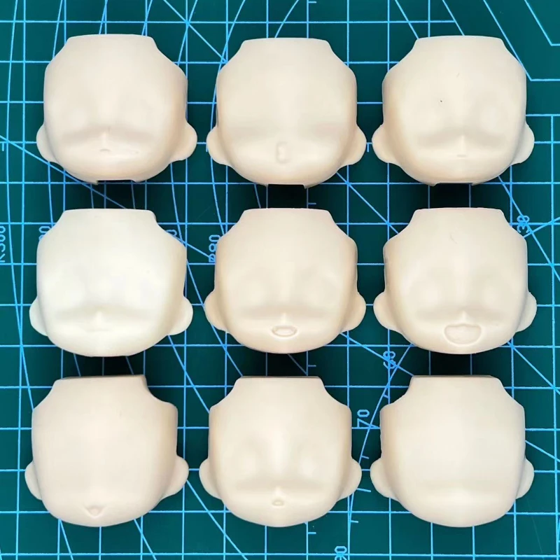 Stop-motion animation New Face Shape GSC Clay Face Accessory Replace face Blank face DIY turning material ob11 doll face