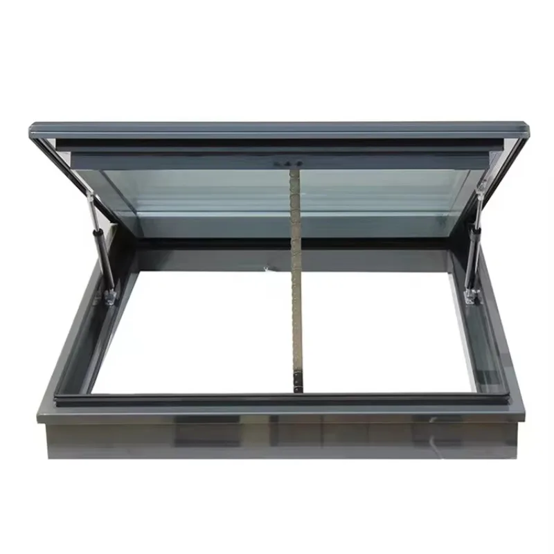 Durable Waterproof Electric Automatic Aluminum Sunroof Awning Blinds Glass Roof Window Solar Tube Roof Sunroof