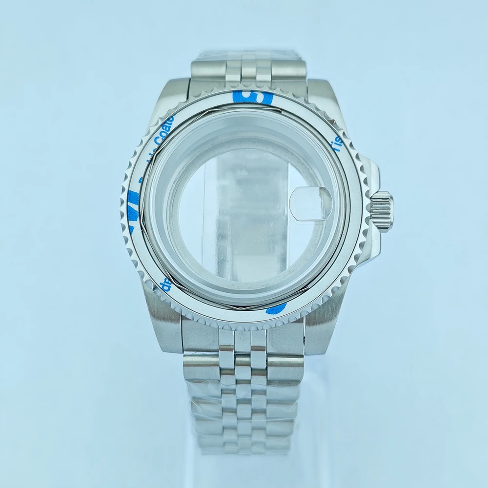 

40mm watch case 316L Stainless Steel sapphire glass fit ETA2824 2836 NH35 NH36 NH34 Miyota8215 movement