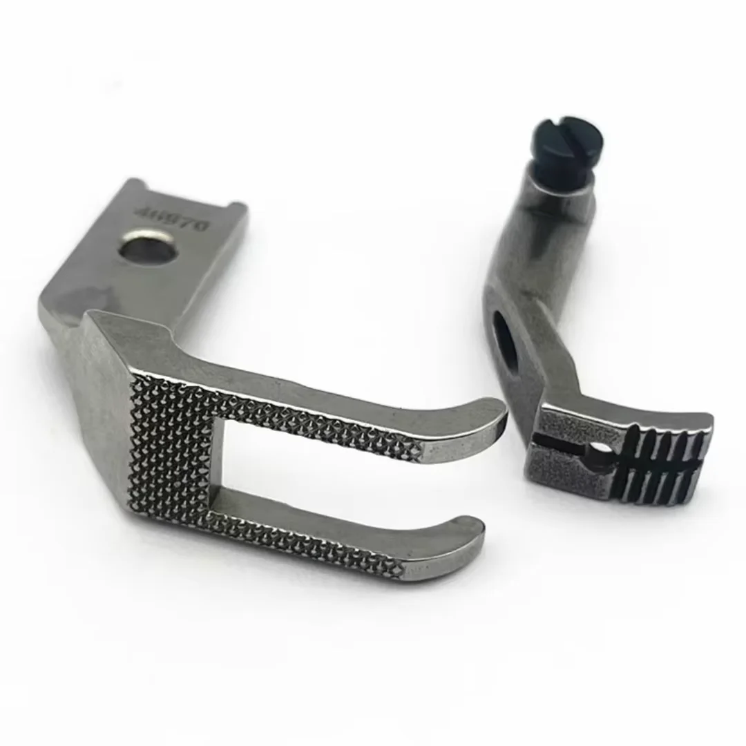 #91-046 970-04 #91-040 474-93 5mm PFAFF Double Toe Presser Foot Set fits PFAFF 335, 345, 1245, Industrial Sewing Machine 46970