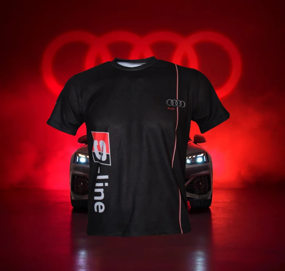 

Audi Authorization S-Line Quattro Superpower Motorsport Race T-Shirt Men Women Clothes Breathable Quick-drying Sweat-absorbing