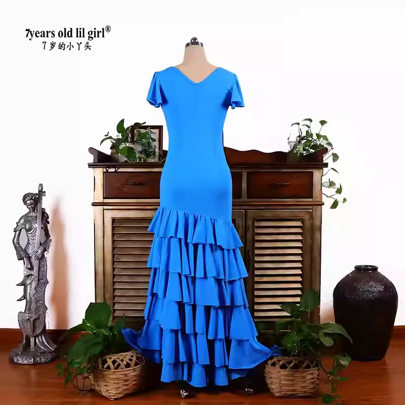 Robe de bal españollilgirl de 7 ans, robe de Flamenco, ropa para mujerENE03