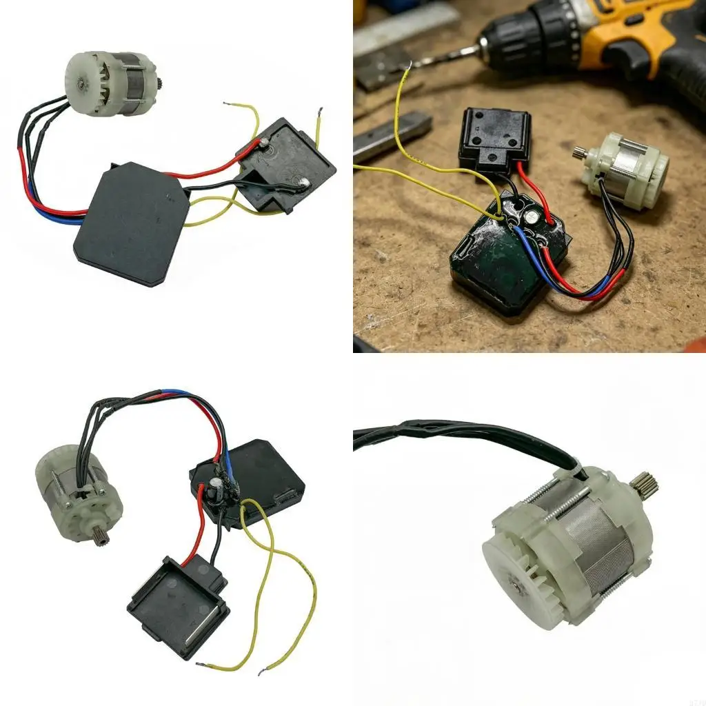 Electric Chainsaw Replacement Motor Assembly Tool Motor Gear Shaft Cutting 37JD