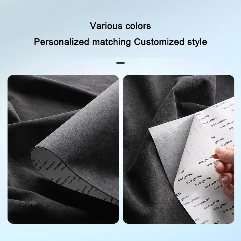 For ZEEKR 7X 2025, Italian Suede Leather Central Console Dashboard Trim Strip Instrument Trim Stickers Interior Accessories 4