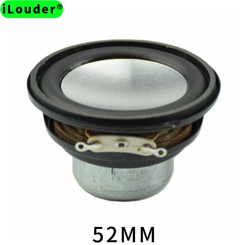 2 Inch Horn Waterproof RMS Power 10W 4Ω/8Ω Neodymium-Magnet Mid Bass Speaker 52mm Paper Cone Rubber Edge Mid Woofer Speaker