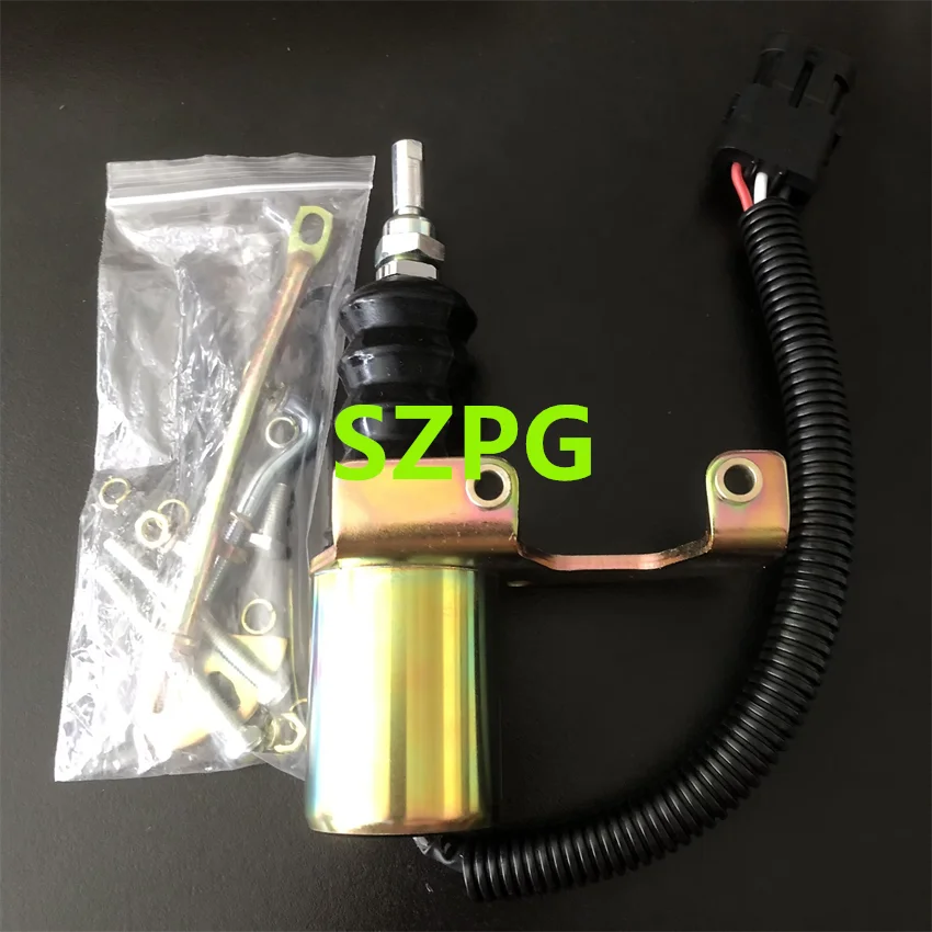 for Top Quality Diesel Engine Stop Solenoid 1751ES SA-3742-12 12V Shutdown Solenoid 3932017 SA-3742-24 24V for RSV With Accessor