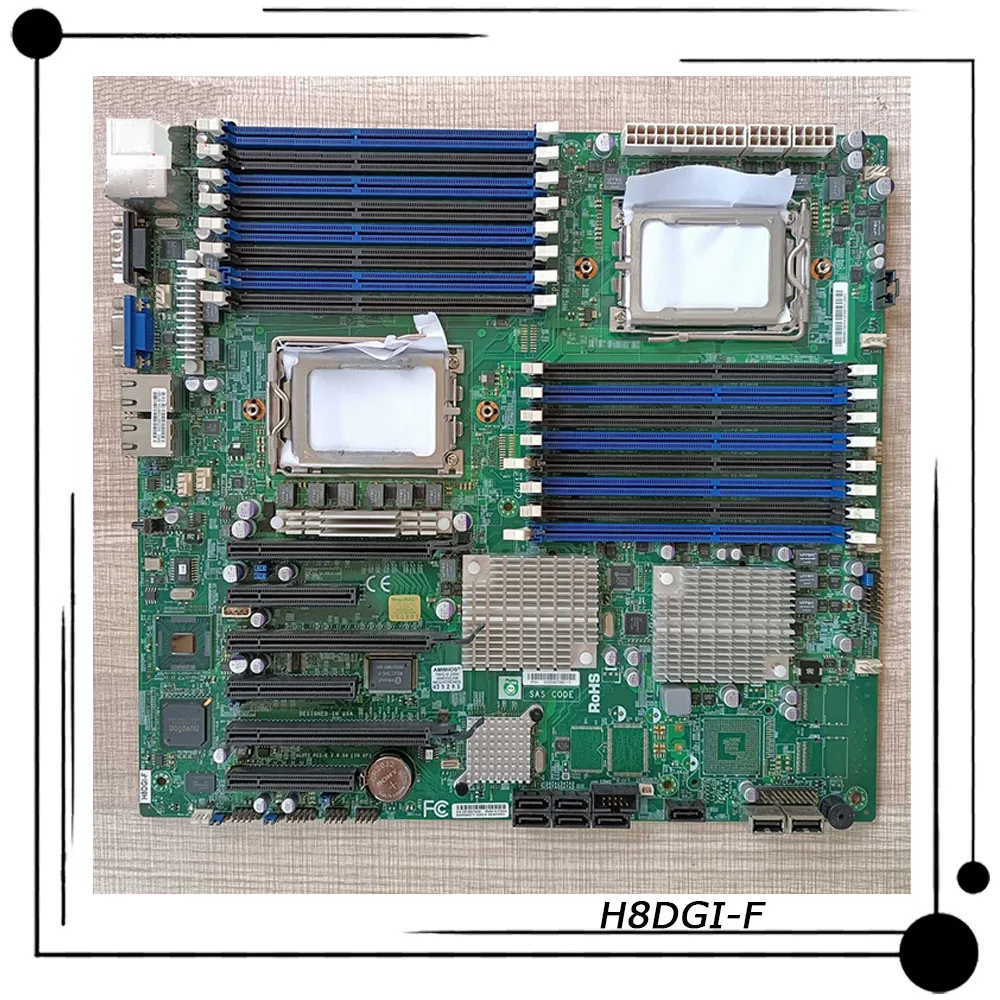 

H8DGI-F Original Server E-ATX Motherboard For Supermicro Dual Opteron G34 AMD 6000 CPU High Quality Fully Tested Fast Ship