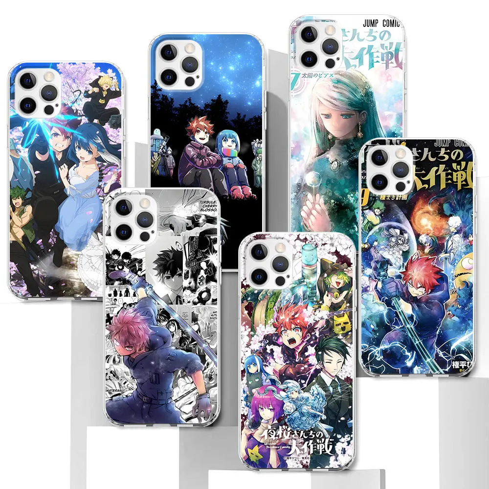 Mission Yozakura Family Case for Apple iPhone 13 15 12 Mini 11 14 Pro Max X XS 7 8 Plus XR Transparent TPU Soft Phone Cover