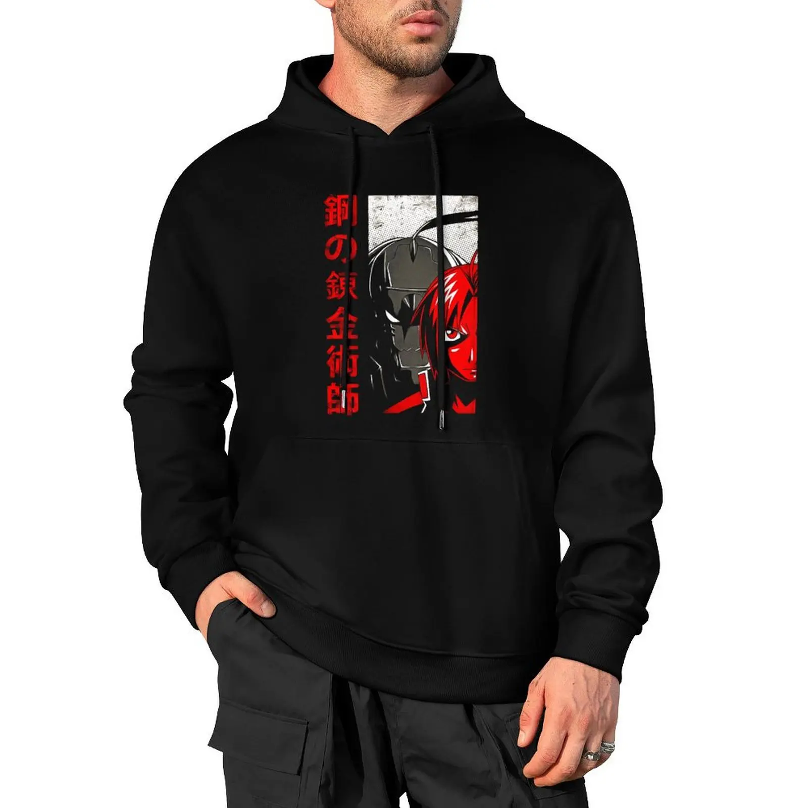 Fullmetal Alchemist Pullover Hoodie men's sweat-shirt set men's clothes hooded shirt new hoodies and sweatshirts