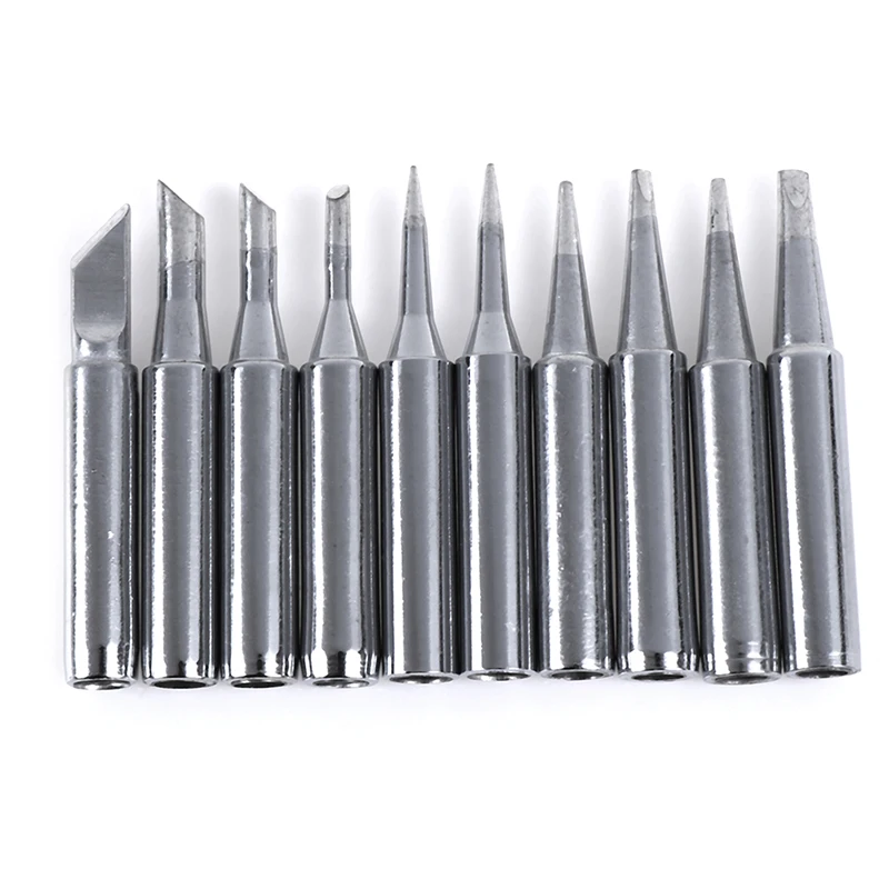 10Pcs Good Quality Constant-temperature Common Solder Soldering Iron Tip For 900m 963 Station