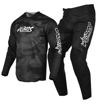MX Offroad Racing JERSEY และชุดกางเกง Motocross Dirt BIKE Mountain MTB DH SX UTV ENDURO Cross Country ขี่เกียร์ Combo