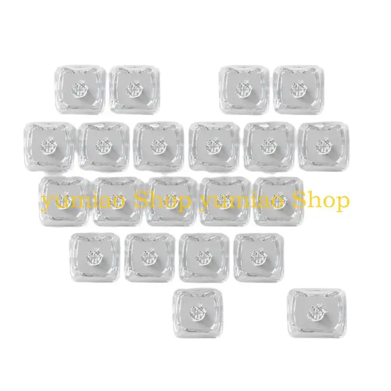 587B Unprinted Heart Pattern Keycaps Material 21Keys Portable Case MAO Profile