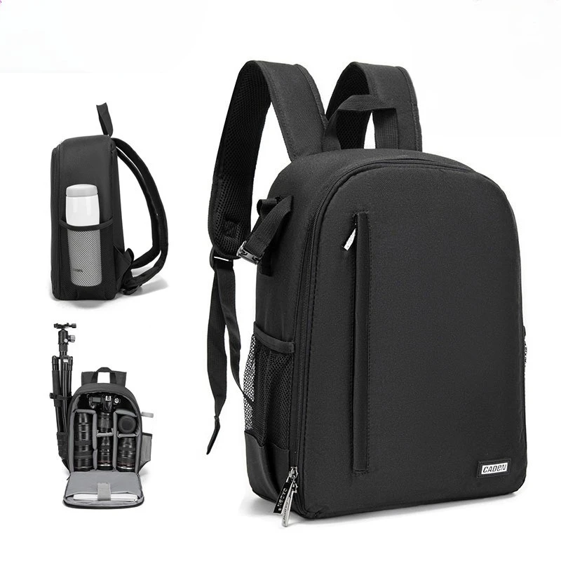 

Водонепроницаемый рюкзак для уличной камеры, пакет большой емкости, профессиональная сумка для зеркальной камеры для фотосъемки на открытом воздухе, отдельный дизайн