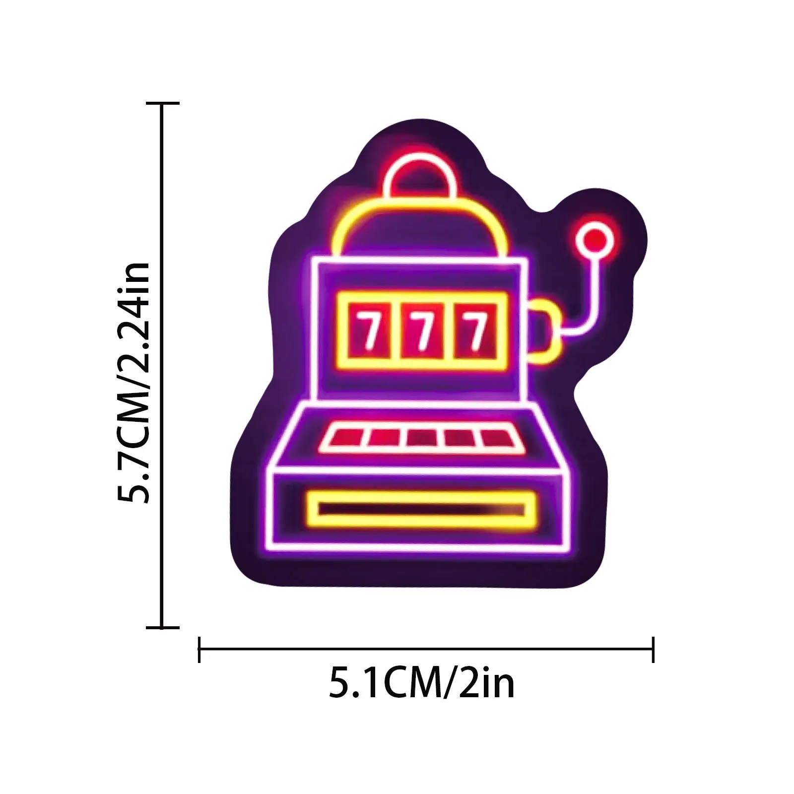 50 Pcs Neon Game Controller Graffiti Stickers Waterproof Vinyl Decals for Luggage Car Notebook Skateboard Water Bottles