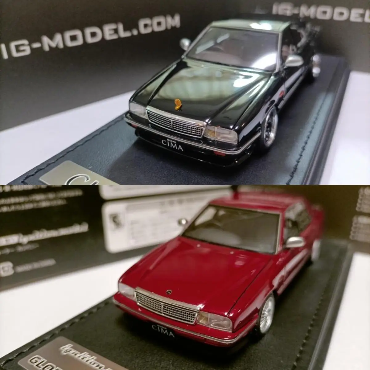 

IG 1:43 Cedric Cima Y31 JDM Simulation Limited Edition Resin Metal Static Car Model Toy Gift