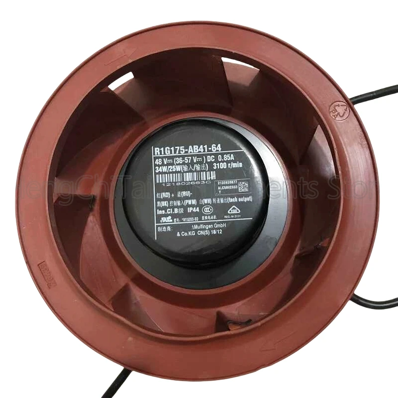 

NEW Original 100% Working R1G175-AB41-64 0.85A 48V 34W 50/60Hz 175mm Centrifugal fan