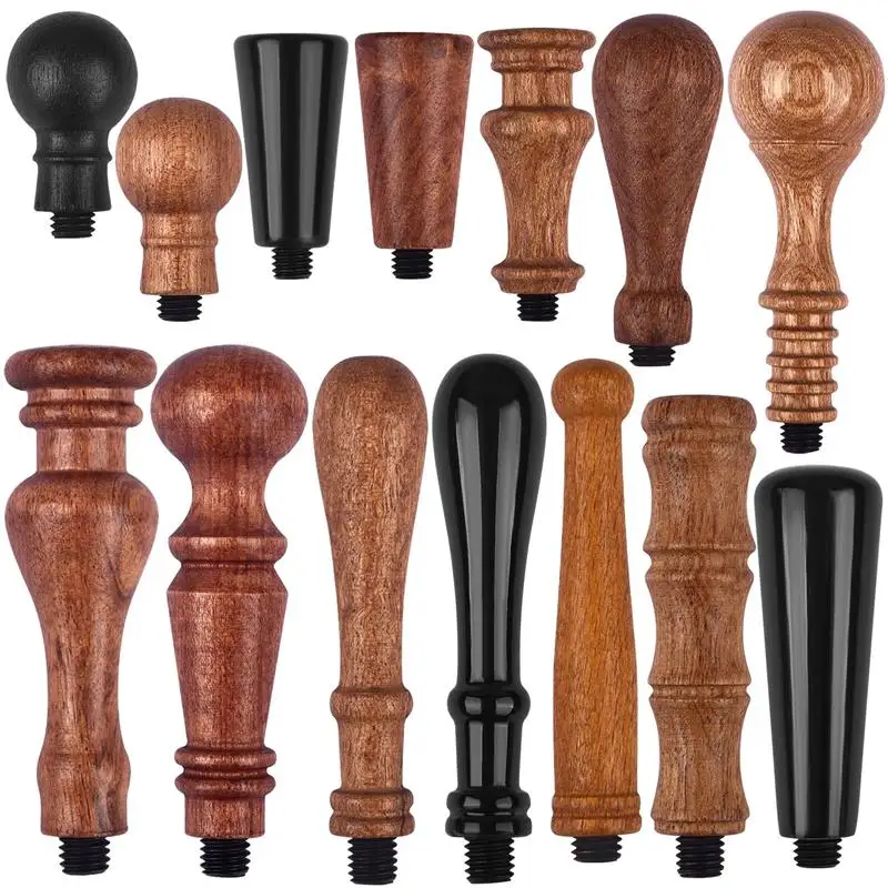 Replacements Long And Short Pear Wood Handles For Stamp Scrapbooking Stamps Wax Seals Tools And Accessories
