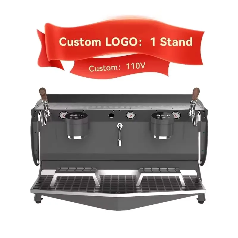 Italian Espresso Machine Stainless Steel Housing for Cappuccino Hot Chocolate Bar Restaurant Shop Custom