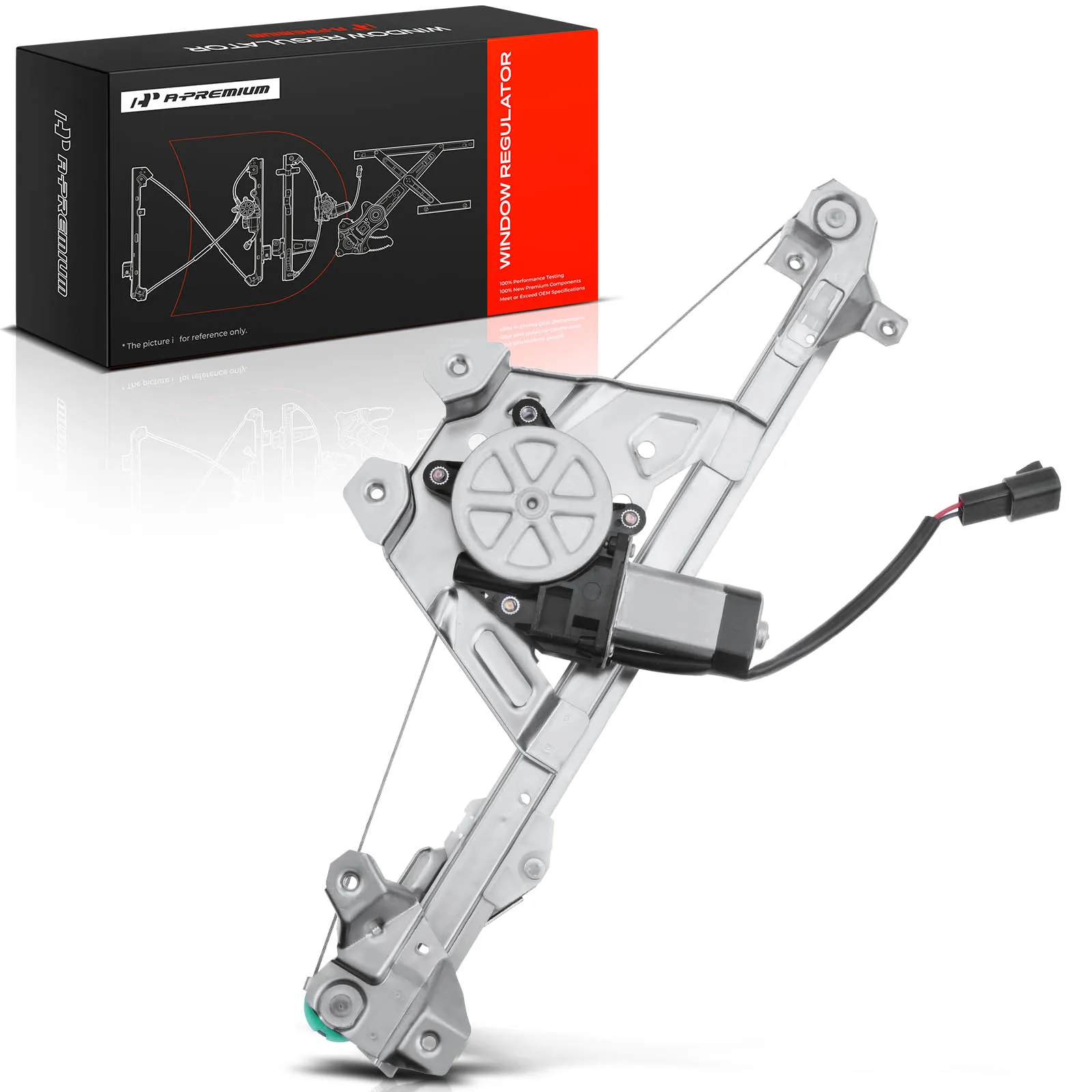 A-Premium Rear Driver Side Power Window Regulator with Motor for Saturn LS LS1 LS2 LW1 LW2 2000 L100 2001-2002 L200 2001-2003