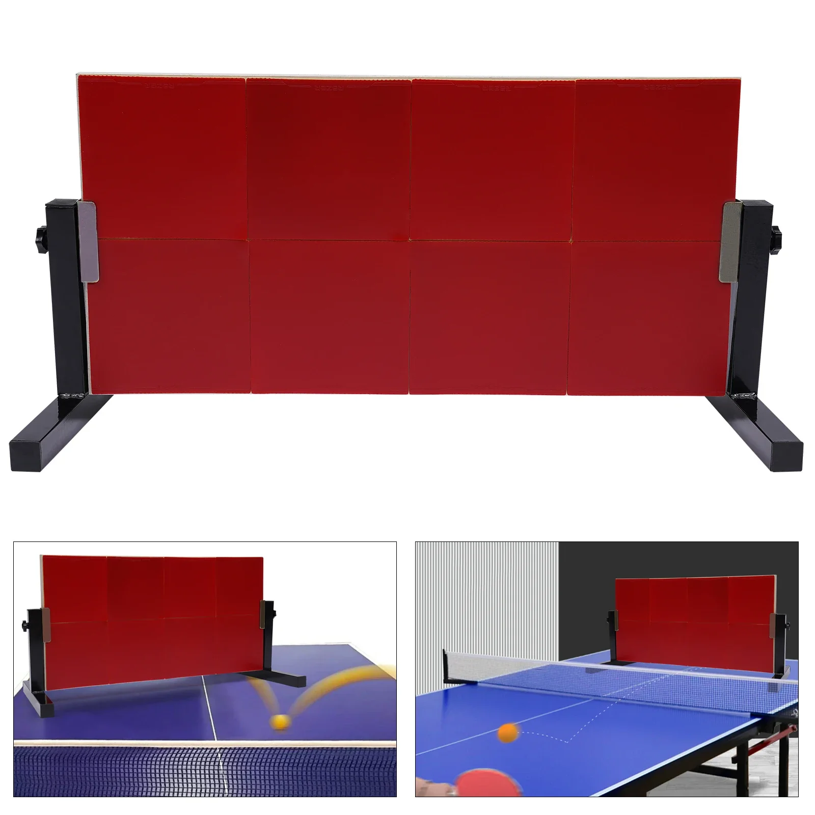 Table Tennis Rebound Board 66 x 33 cm ﻿, Ping Pong Rebounder Board Vertical Table Tennis Return Board, Ping Pong Trainer