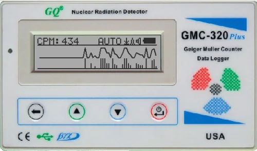 GQ GMC-320+V5 WiFi digital Geiger Counter Nuclear Radiation Detector Gamma BetaX-ray Latest GMC-320 Plus V5