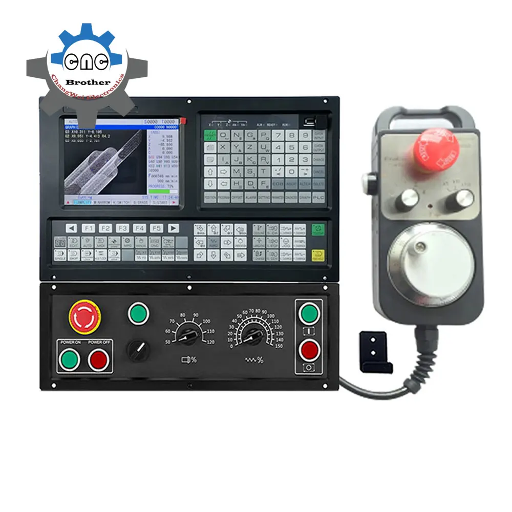 

CNC Milling Controller Tac2003m/Tac2004m/Tac2005m 8 Inch Screen3/4/5 Axis Control System+Operation Panel+Handwheel Mpg