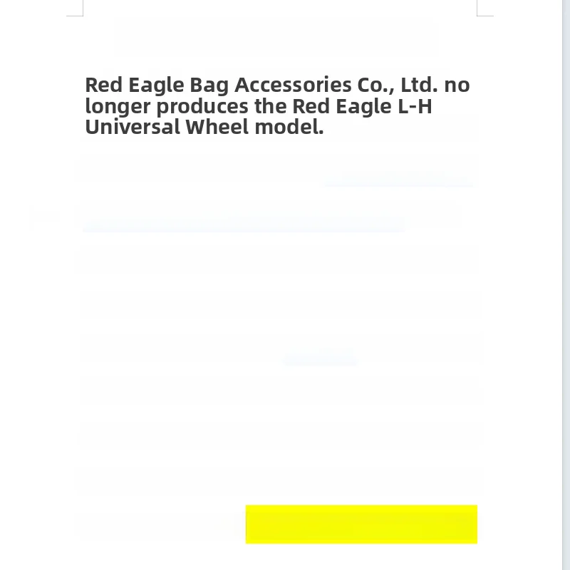 عجلات حقائب السفر Quanyue A08 طراز A57، عجلات بديلة F26، عجلات عالمية HL033، عجلات Red Hawk LH 043، إكسسوارات حقائب السفر