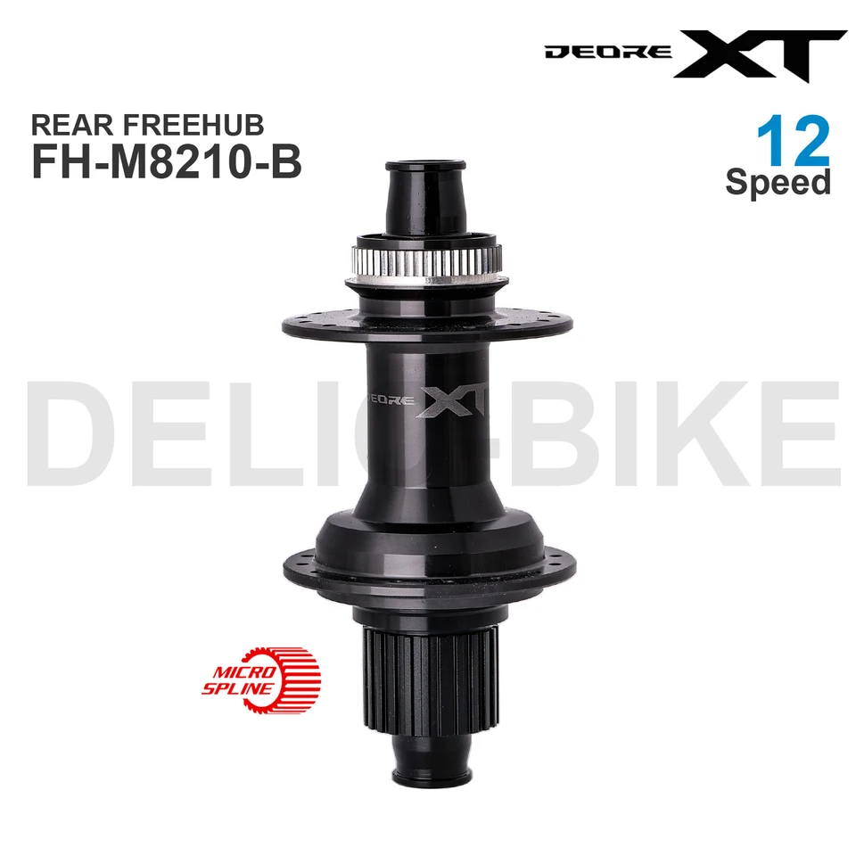 SHIMANO DEORE XT Disc Brake Hub Front Hub HB-M8210-B Rear FREEHUB