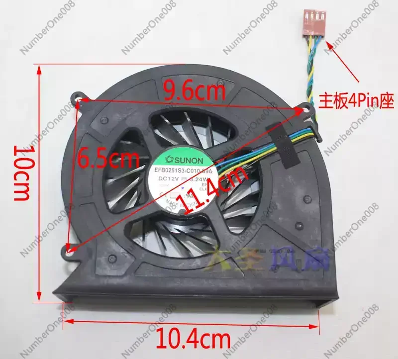 MI25 MI50 MI60 MI100 MI210 S7150 X2 Graphics Card Active Cooling Fan Modification