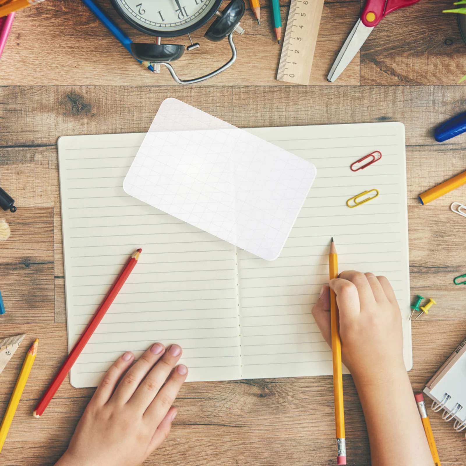 

Acrylic Stamping Block Transparent Clear Stamp Accessory for DIY Stamp Projects Journals Scrapbooks Stamping Block