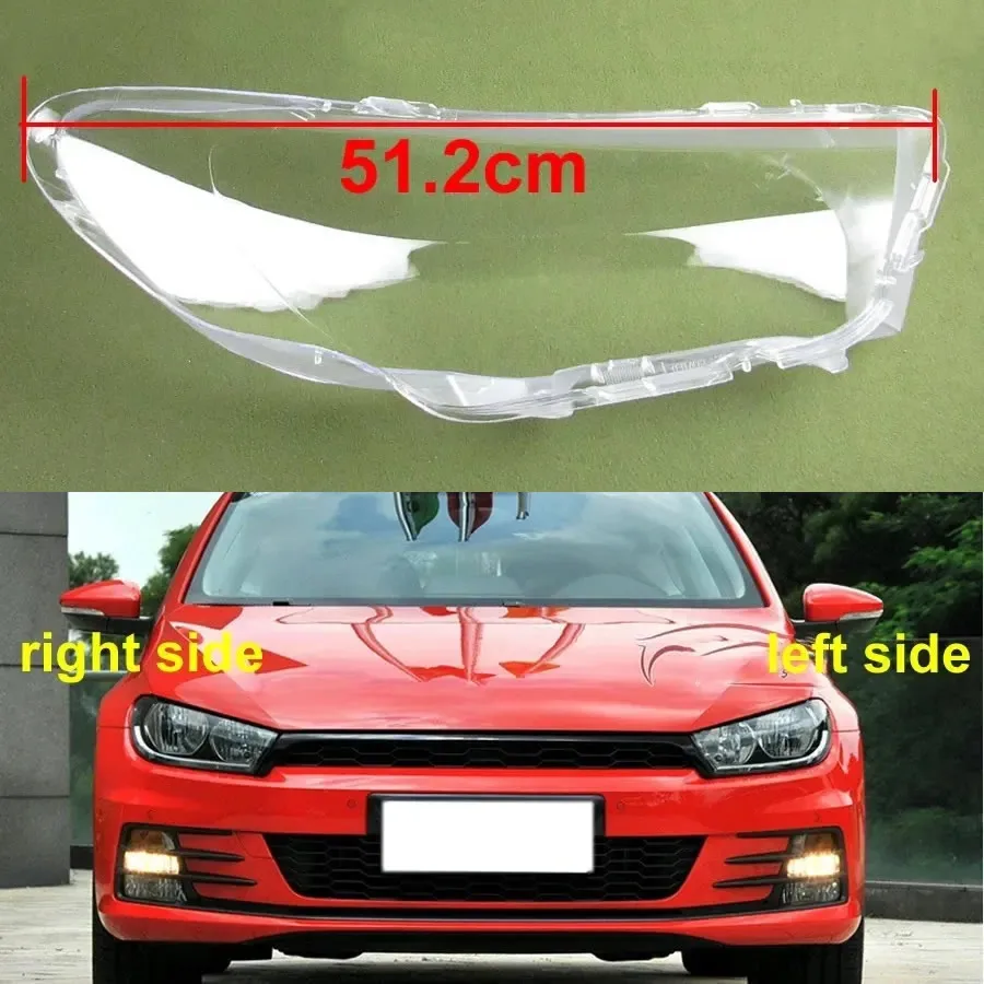 

Для Volkswagen VW Scirocco 2009-2016: Прозрачный кожух фары, передний рассеиватель, защитная линза из плексигласа