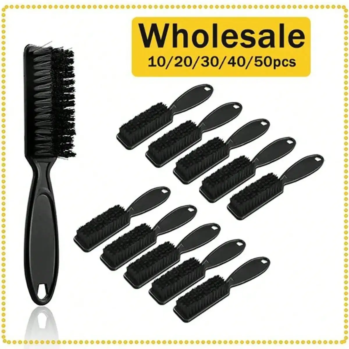 

1/10/20/30/40/50pcs Styling Brush, Professional Shaving Beard Brush, Oil Hair Carving Cleaning Brush, Specially Suitable For Real Hair Wigs (Gift For Her / Gift For Him / Romantic Gift / Love Gift / Couple Gift / Valentine's Day Gift), Back To School Esse
