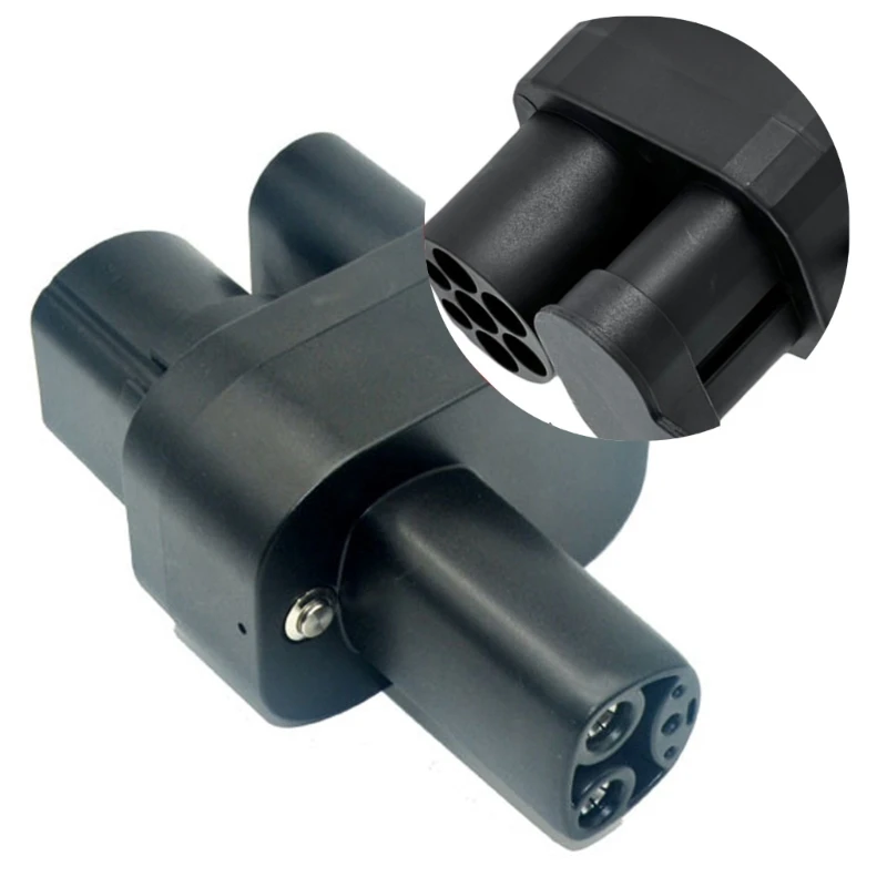 

652F Universal CCS2 Зарядное преобразование 1000V 250A Высокая мощность EV Automotive Adapter Portable