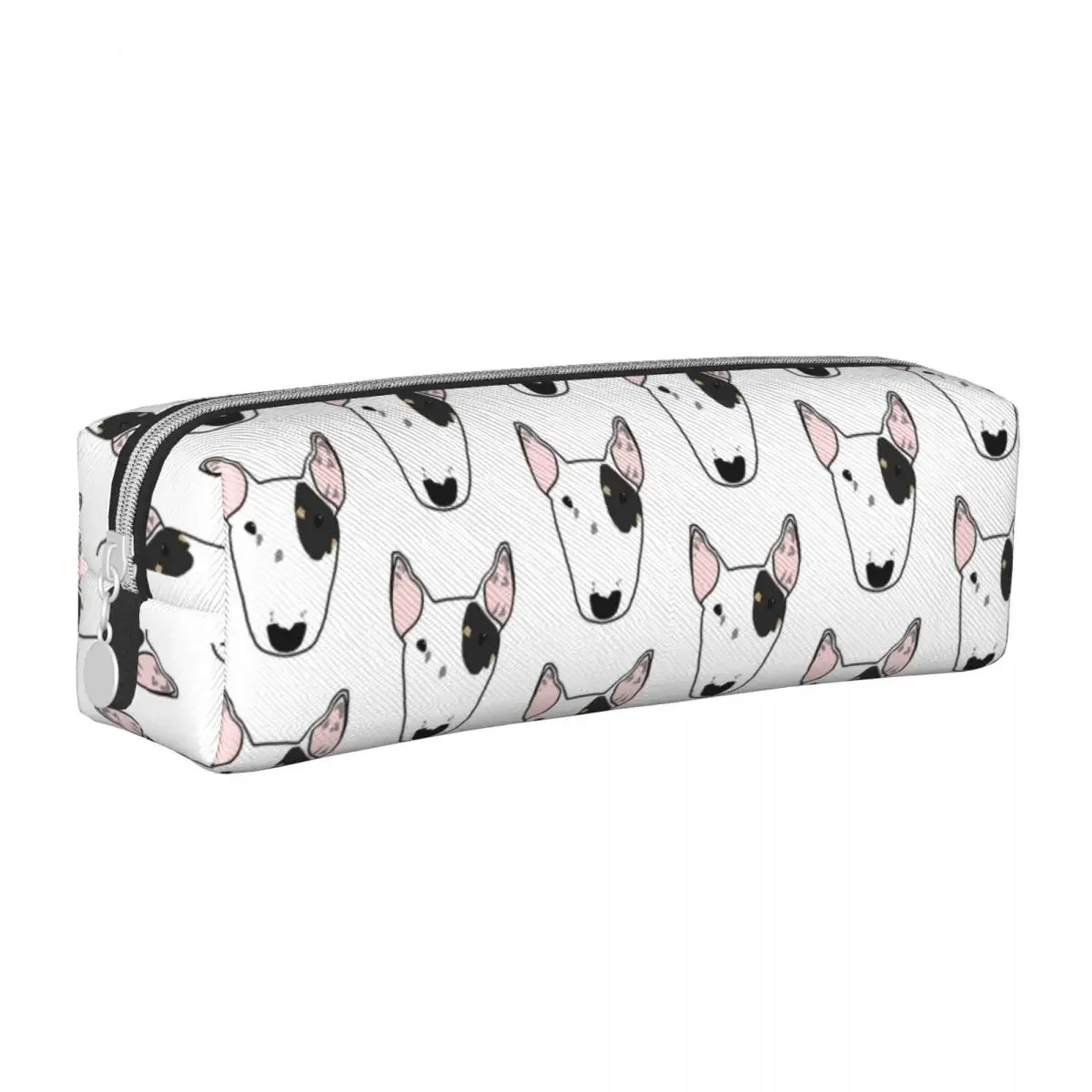 

Twinkle The Bull Terrier Pencil Cases Fashion Cute Dog Pen Box Bags Kids Large Storage School Supplies Gift Pencil Box