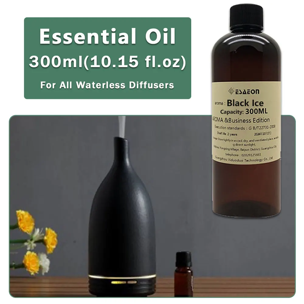 ESAEON Replenish Aromatic Essential Oil For Household Sprayer For Waterless Aromatherapy Diffuser, Jasmine - 300ML (10.15 fl.oz)