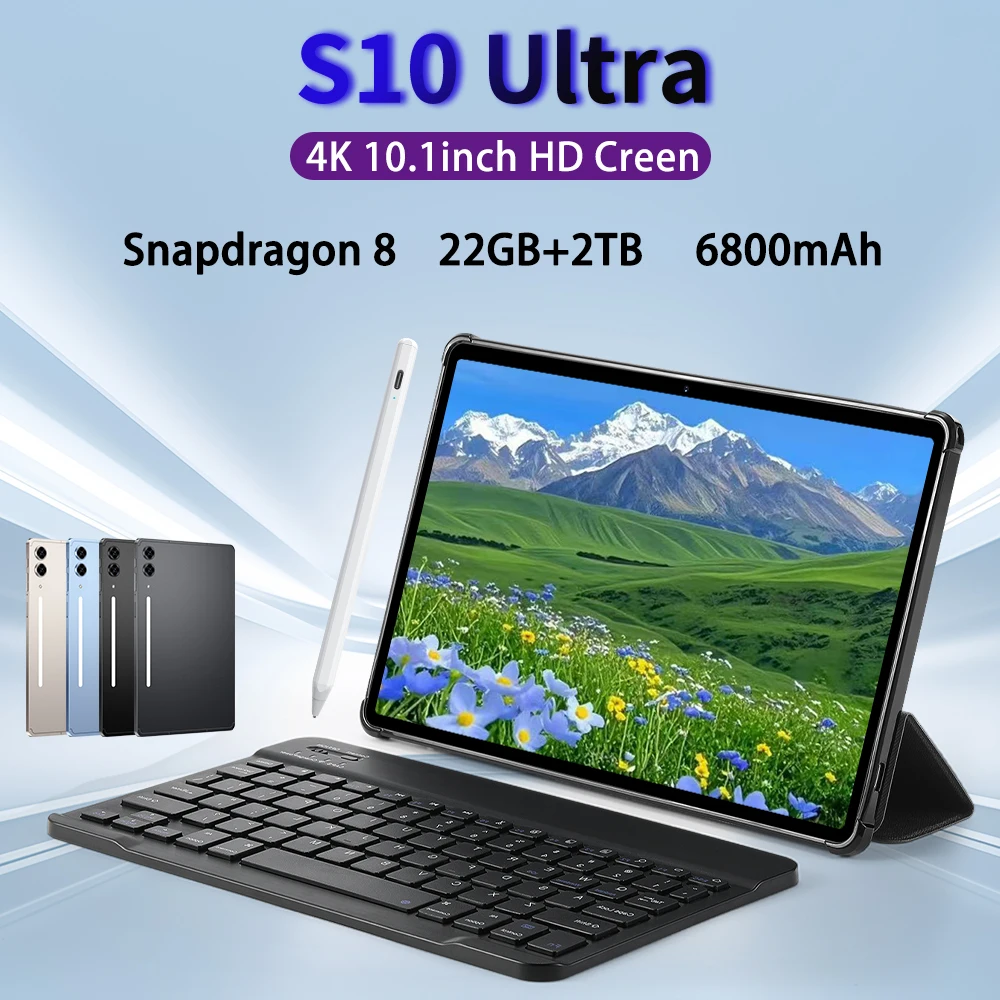 

NEW Original Tab S10 Ultra Tablet PC 10.1 inch Global Version Snapdragon8 Core3 16GB+1TB Android 15 10000mah 5G Dual SIM WIFI
