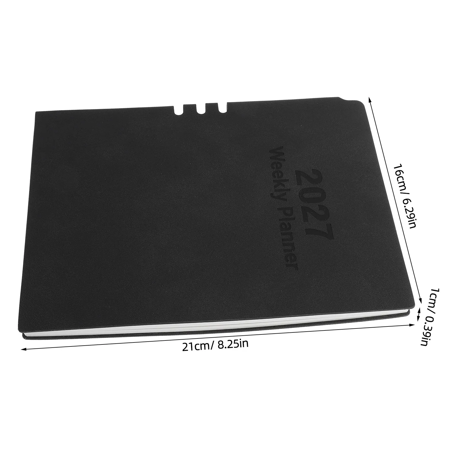 A5 Hardcover Daily Planner Notebook – Weekly & Monthly Organizer for Office, School, and Personal Scheduling
