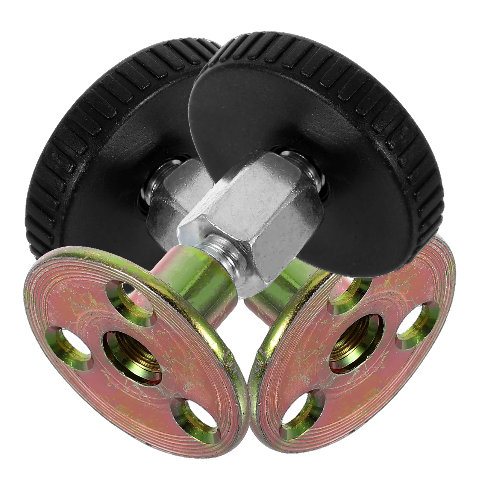 

2Pcs Black Headboard Anti-Collision Stabilizer Bed Frame Anti-Shake Tool Bedside Fixer for Home Hotel Furniture Stabilizer