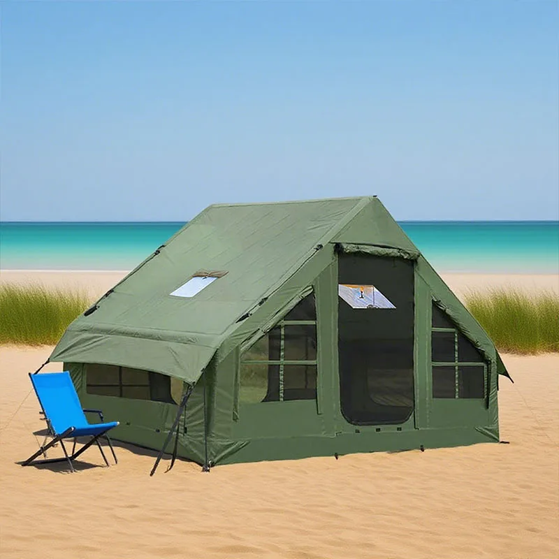 

4-сезонная палатка для глэмпинга на 4-6 человек, простая установка, высокопроизводительная надувная конструкция, водонепроницаемая W для кемпинга