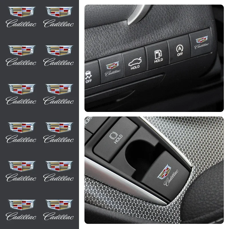 

Наклейки и значки для декора салона автомобиля, автостайлинг для Cadillac: эмблемы ESCALADE, ATS, BLS, CT4, CT6, SRX, STS, XT4, XT5, SLR, XT6, XTS