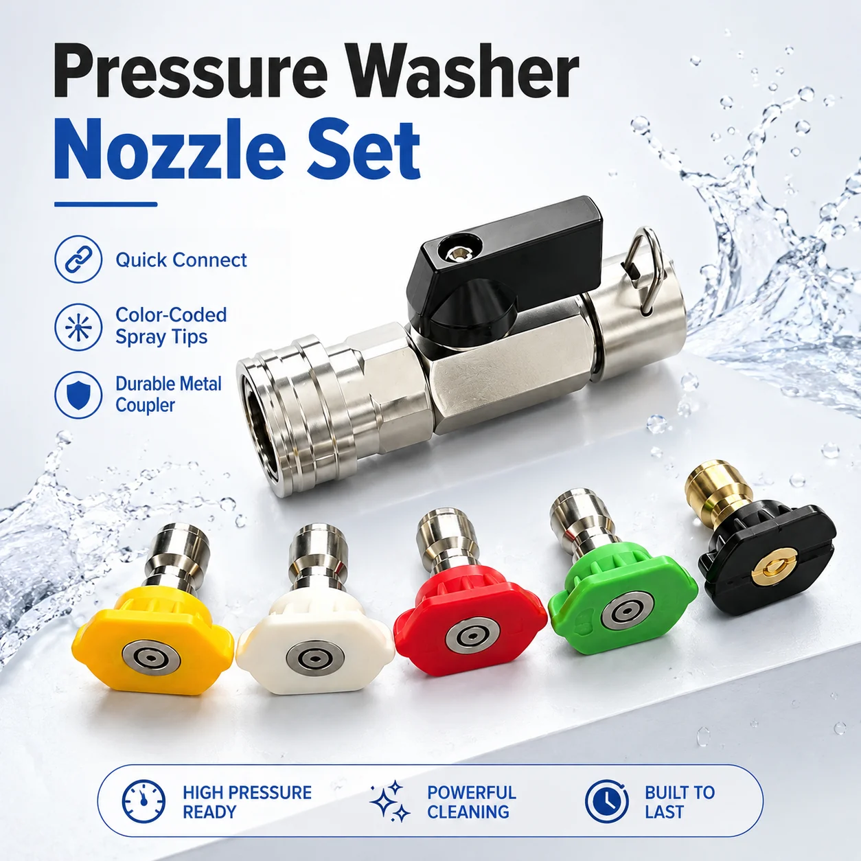 High Pressure Hose Ball Valve Kit 1/4