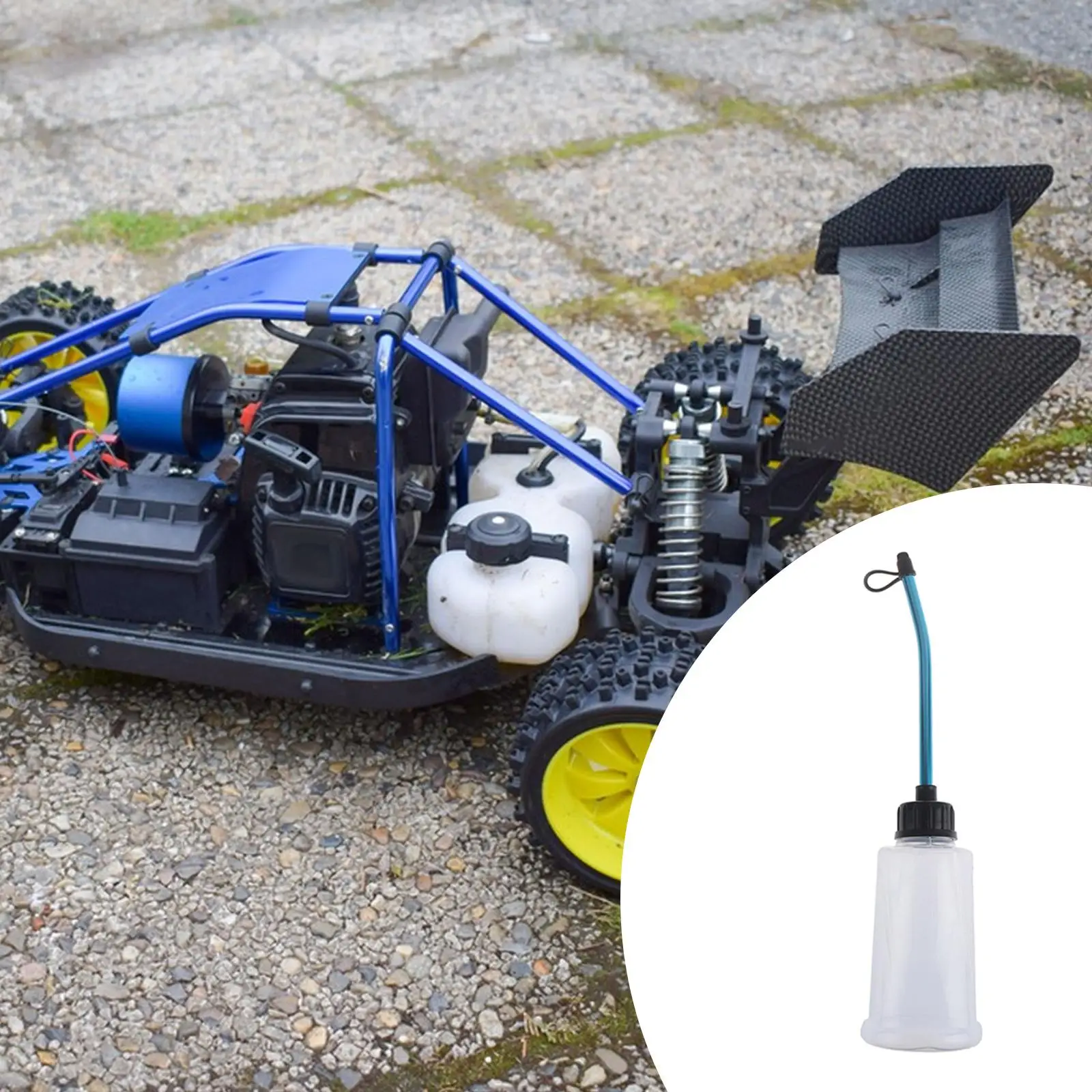 

Refill Bottle Oil Bottle Container Transparent Universal Oil Pot RC Fuel Filler for RC Model Car Helicopter Toy Truck Tank