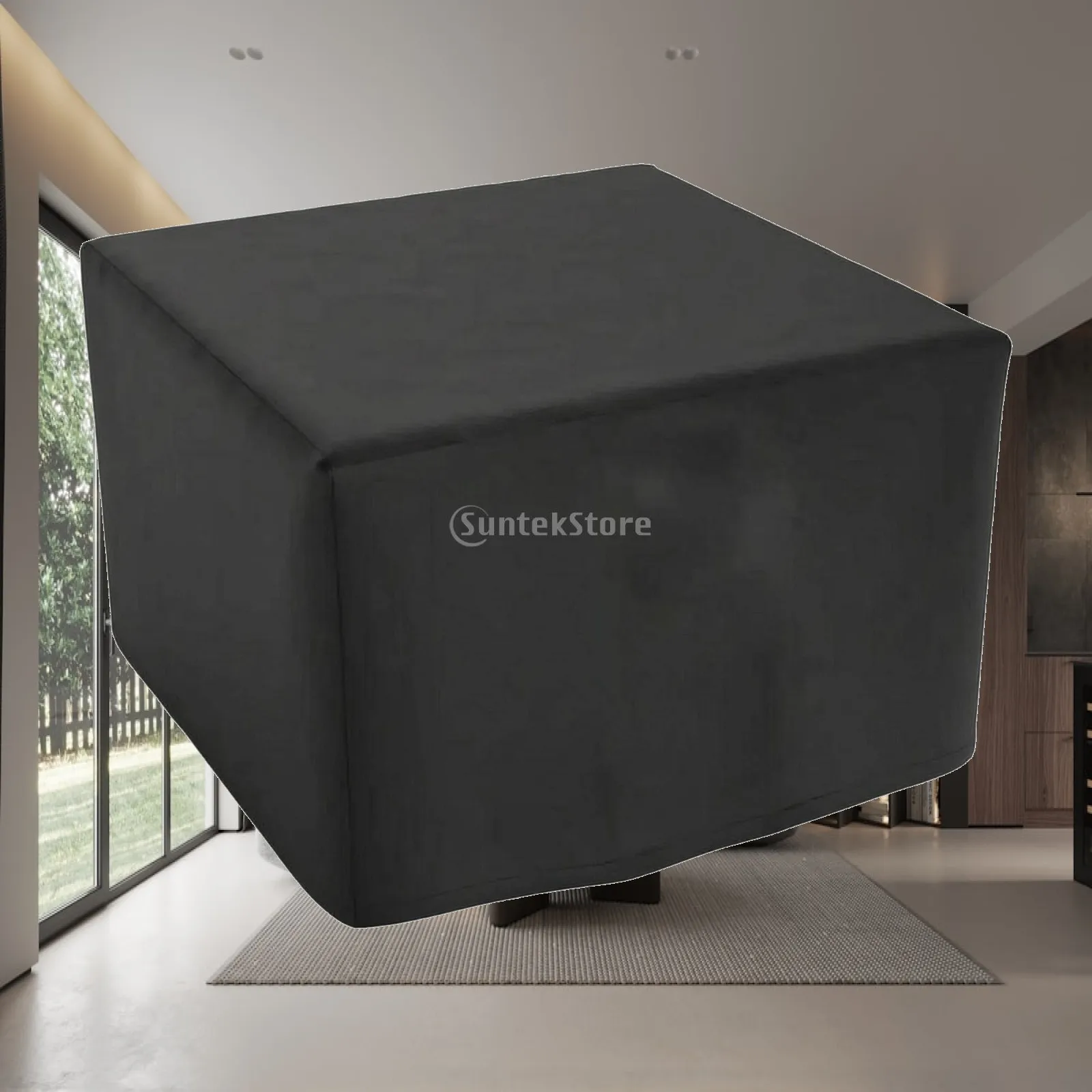 Outdoor Bbq Cover Weatherproof Square Grill Protector Oxford Cloth Exterior Barbecue Cover for Garden Patio