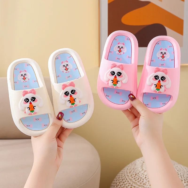 Pantuflas Child Slippers Summer Cartoon Boys House Shoes Cute Girl Sandal Slippers Anti Slip Child Shoes Flip Flops Zapatos Niña