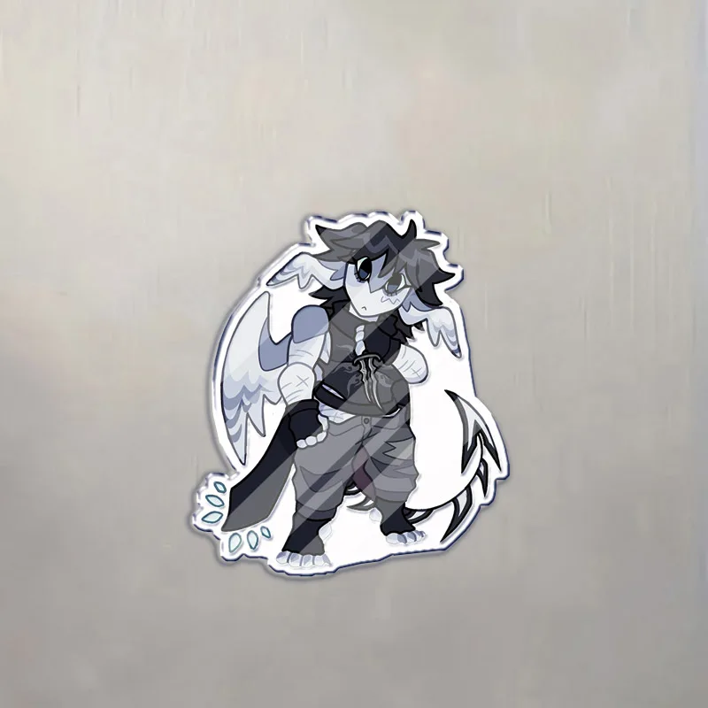 لعبة FORSAKEN شخصيات كرتونية ملصقات مغناطيس الثلاجة هدايا فريدة ديكور إبداعي نابض بالحياة للمطبخ والأبواب المعدنية