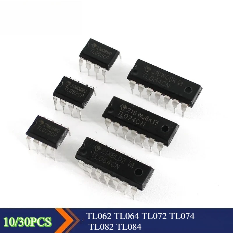 10/30 stücke Neue Original DIP IC Chip Kit TL062 TL064 TL072 TL074 TL082 TL084 Audio Verstärker DIP Paket