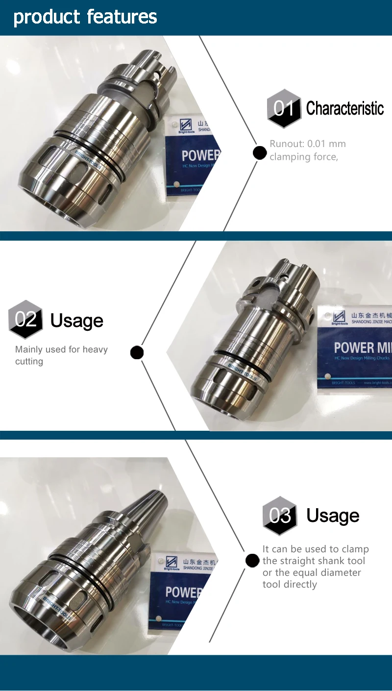 bright-tools hot-selling BT30 BT40 BT50  toolholders for roughing power milling chuck