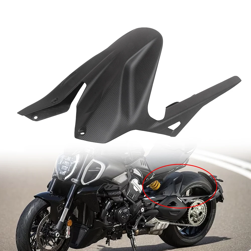 for Ducati Diavel V4 2023 Rear Fender Mudguard Hugger Motorcycle Tire Fairing Accessories