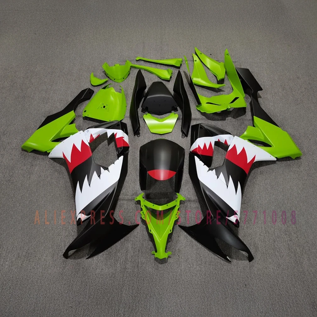 Fit for Kawasaki 2008 2009 2010 ZX10R Green Bodywork Fairing Kit ZX 10R Aftermarket ABS Plastic Injection Motorcycle Fairings