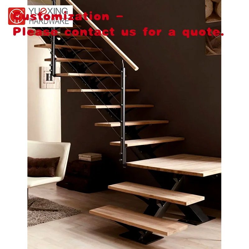 

на заказ. Современная одинарная лестница: стальная элегантность Redefined - Find Your Staircase Design Today